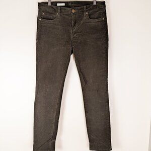 Kut From the Kloth Chocolate Brown Skinny Corduroy Pants Jeans Diana Size 10